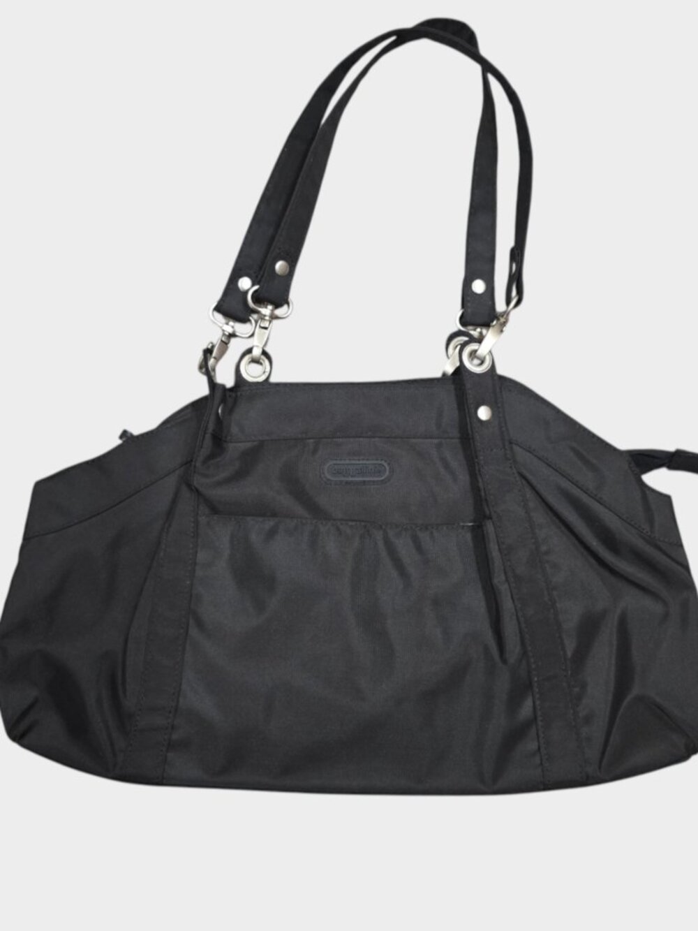 Baggallini Hampton Shoulder Satchel Black Shoulder Purse Bag Travel Bag
